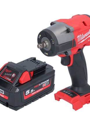 Milwaukee M18 FMTIW2F38-551 Akumulatorowy klucz udarowy 18 V 745 Nm 3/8" bezszczotkowy + 1x akumulator 5,5 Ah - bez ładowarki