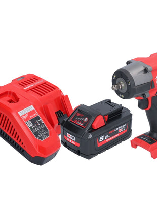 Milwaukee M18 FMTIW2F38-551 Avvitatore a impulsi a batteria 18 V 745 Nm 3/8" brushless + 1x batteria ricaricabile 5,5 Ah + caricatore