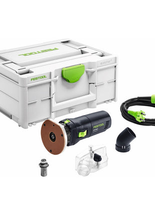 Festool OFK 500 Q-Plus R3 Kantenfräse 450 W + Abrundfräser 3 mm + Systainer ( 576225 )