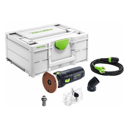 Festool OFK 500 Q-Plus R3 fresatrice per bordi 450 W + fresa per arrotondare 3 mm + Systainer ( 576225 )