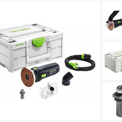 Festool OFK 500 Q-Plus R3 fresatrice per bordi 450 W + fresa per arrotondare 3 mm + Systainer ( 576225 )