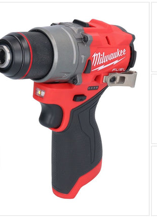 Taladro percutor inalámbrico Milwaukee M12 FPD2-251 12 V 45 Nm sin escobillas + 1x batería 2,5 Ah - sin cargador