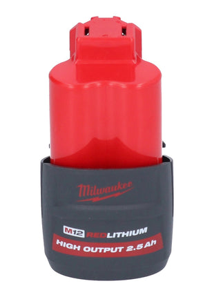 Taladro percutor inalámbrico Milwaukee M12 FPD2-251 12 V 45 Nm sin escobillas + 1x batería 2,5 Ah - sin cargador