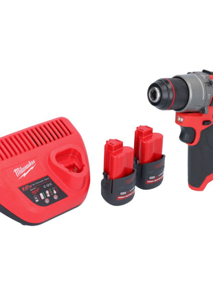 Milwaukee M12 FPD2-252 Akku Schlagbohrschrauber 12 V 45 Nm Brushless + 2x Akku 2,5 Ah + Ladegerät