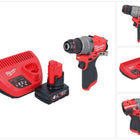 Milwaukee M12 FPD2-401 Akku Schlagbohrschrauber 12 V 45 Nm Brushless + 1x Akku 4,0 Ah + Ladegerät