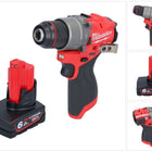 Milwaukee M12 FPD2-601 Akku Schlagbohrschrauber 12 V 45 Nm Brushless + 1x Akku 6,0 Ah - ohne Ladegerät
