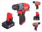 Milwaukee M12 FPD2-601 akumulatorowa wiertarko-wkrętarka udarowa 12 V 45 Nm bezszczotkowa + 1x akumulator 6,0 Ah - bez ładowarki