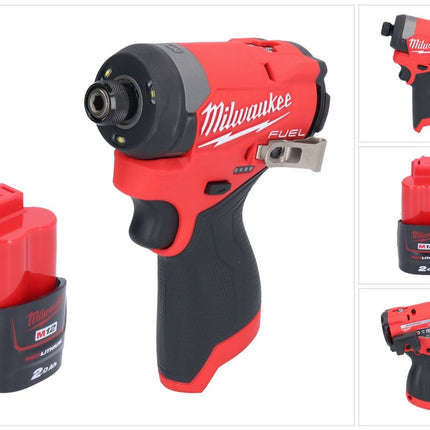 Milwaukee M12 FID2-201 Akku Schlagschrauber 12 V 170 Nm 1/4" Brushless + 1x Akku 2,0 Ah - ohne Ladegerät
