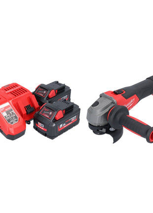 Meuleuse d'angle sur batterie Milwaukee M18 FSAG115X-552 18 V 115 mm brushless + 2x batteries 5,5 Ah + chargeur