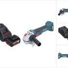 Bosch GWS 18V-10 Smerigliatrice angolare professionale a batteria 18 V 115 mm brushless + 1x batteria ricaricabile 5,0 Ah + caricabatterie
