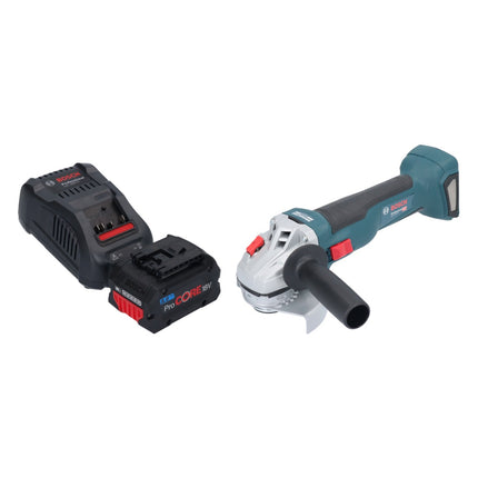 Bosch GWS 18V-10 Smerigliatrice angolare professionale a batteria 18 V 115 mm brushless + 1x batteria ProCORE 8,0 Ah + caricabatterie