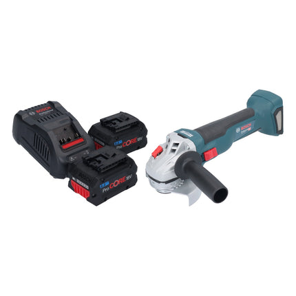 Bosch GWS 18V-10 Smerigliatrice angolare professionale a batteria 18 V 115 mm senza spazzole + 2x batteria ProCORE 8,0 Ah + caricabatterie