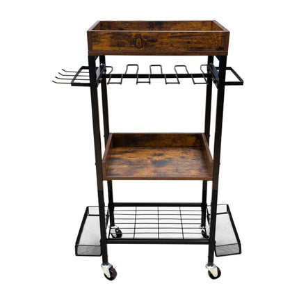 Carrello da officina Toolbrothers per utensili elettrici e manuali in metallo 86 x 45 x 30 cm ( L x P x P ) Ruote di trasporto con freno