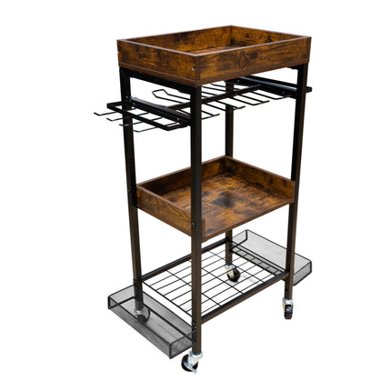 Carrello da officina Toolbrothers per utensili elettrici e manuali in metallo 86 x 45 x 30 cm ( L x P x P ) Ruote di trasporto con freno