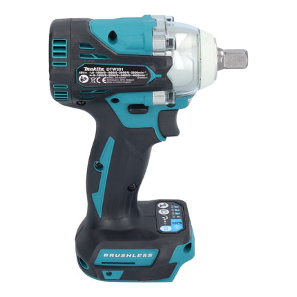 Avvitatore a impulsi a batteria Makita DTW 301 RM1 18 V 330 Nm 1/2" brushless + 1x batteria ricaricabile 4,0 Ah + caricabatterie