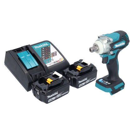 Avvitatore a impulsi a batteria Makita DTW 301 RM 18 V 330 Nm 1/2" brushless + 2x batteria ricaricabile 4,0 Ah + caricatore