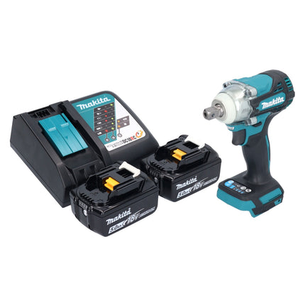 Avvitatore a impulsi a batteria Makita DTW 301 RT 18 V 330 Nm 1/2" brushless + 2x batteria ricaricabile 5,0 Ah + caricabatterie