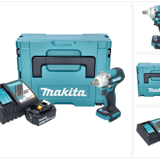 Avvitatore a impulsi a batteria Makita DTW 301 RF1J 18 V 330 Nm 1/2" brushless + 1x batteria ricaricabile 3,0 Ah + caricabatterie + Makpac