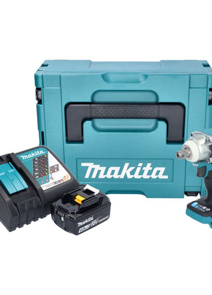 Makita DTW 301 RM1J Akku Schlagschrauber 18 V 330 Nm 1/2" Brushless + 1x Akku 4,0 Ah + Ladegerät + Makpac