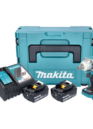 Makita DTW 301 RMJ Akku Schlagschrauber 18 V 330 Nm 1/2" Brushless + 2x Akku 4,0 Ah + Ladegerät + Makpac