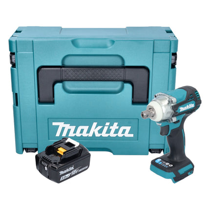 Avvitatore a impulsi a batteria Makita DTW 301 T1J 18 V 330 Nm 1/2" senza spazzole + 1x batteria ricaricabile 5,0 Ah + Makpac - senza caricabatteria