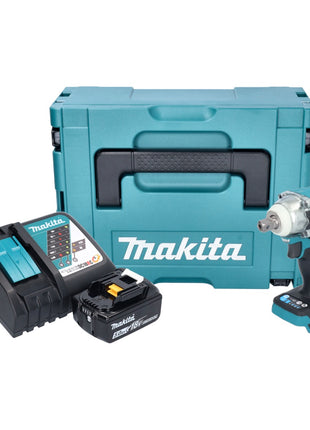 Makita DTW 301 RT1J Clé à choc sans fil 18 V 330 Nm 1/2'' Brushless + 1x batterie 5,0 Ah + chargeur + Makpac