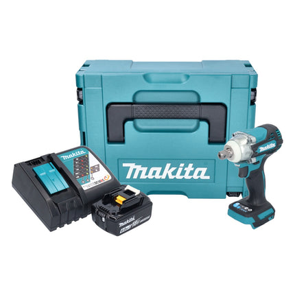 Avvitatore a impulsi a batteria Makita DTW 301 RG1J 18 V 330 Nm 1/2" brushless + 1x batteria ricaricabile 6,0 Ah + caricabatterie + Makpac