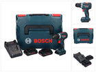 Bosch GSR 18V-90 C Taladro atornillador inalámbrico profesional 18 V 64 Nm Brushless (06019K6004) + 2x batería ProCORE 4,0 Ah + cargador + L-Boxx