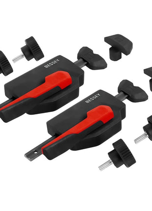 Bessey WNS-SET-MFT Waagrecht Niederzugspanner für Multifunktionstische Spannkraft mit Lochdurchmesser 20 mm und Plattenstärke von min. 19 mm bis zu 750 N