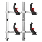 Bessey TW20-15-8-KLI-SET elemento de sujeción para mesas multifuncionales, 4 piezas, 150 mm de luz