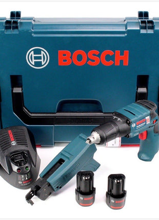 Bosch GSR 10,8 V-EC TE Professional Akku Trockenbauschrauber + L-Boxx + 2x Akkus 2,5Ah + 1x Ladegerät + Magazinaufsatz - Toolbrothers