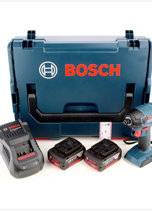 Bosch GDR 18 V-Li Akku Drehschlagschrauber 18V 1/4" in L-Boxx + 2x 5,0 Ah Akku + Ladegerät - Toolbrothers