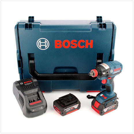 Bosch GDX 18 V-EC Professional 18 V  Akku Drehschlagschrauber mit 2x GBA 5 Ah Li-Ion Akku + Ladegerät + L-Boxx - Toolbrothers