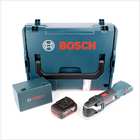 Bosch GOP 18 V-EC Professional Akku Multi Cutter Multifunktionswerkzeug mit 1x GBA 5,0 Ah Akku + 20 tlg. Zubehör + L-Boxx - Toolbrothers