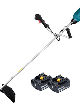 Makita DUR 369 AM2 Akumulatorowa wykaszarka szczotkowa 36 V ( 2x 18 V ) 43 cm bezszczotkowa + 2x akumulator 4,0 Ah - bez ładowarki