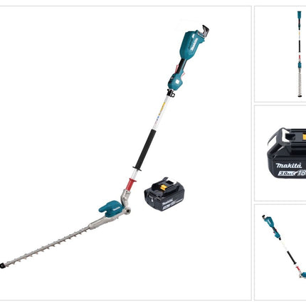 Makita DUN 500 WF Akku Heckenschneider 18 V 50 cm Brushless + 1x Akku 3,0 Ah - ohne Ladegerät