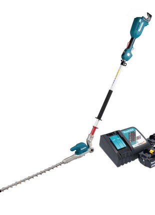 Cortasetos a batería Makita DUN 500 WRM2 18 V 50 cm sin escobillas + 2x baterías 4,0 Ah + cargador