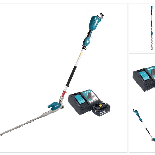 Makita DUN 500 WRT Akku Heckenschneider 18 V 50 cm Brushless + 1x Akku 5,0 Ah + Ladegerät