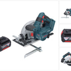Bosch GKS 18V-57-2 Sega circolare professionale a batteria 18 V 165 mm brushless + 1x batteria ricaricabile 4,0 Ah - senza caricabatterie
