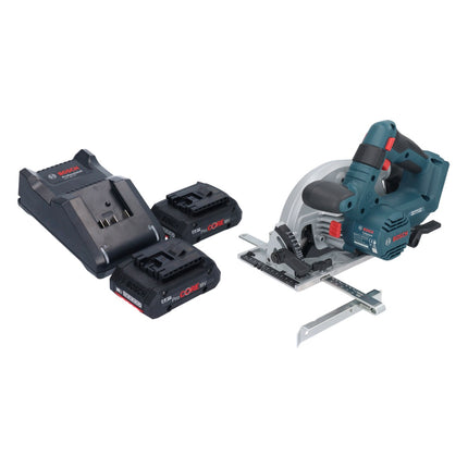 Bosch GKS 18V-57-2 Sega circolare professionale a batteria 18 V 165 mm brushless + 2x batteria ProCORE 4,0 Ah + caricabatterie