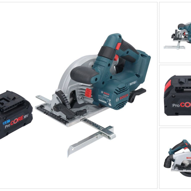Bosch GKS 18V-57-2 Sega circolare professionale a batteria 18 V 165 mm brushless + 1x batteria ricaricabile ProCORE 8,0 Ah - senza caricabatterie