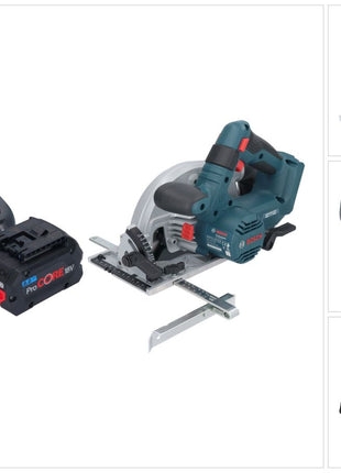 Bosch GKS 18V-57-2 Professional Scie circulaire portative sans fil 18 V 165 mm Brushless + 1x batterie ProCORE 8,0 Ah + chargeur