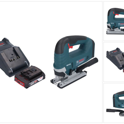 Bosch GST 18V-125 B Professional Seghetto alternativo a batteria 18 V 125 mm Brushless + 1x batteria 2,0 Ah + caricabatteria