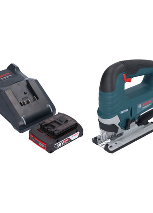 Bosch GST 18V-125 B Professional Scie sauteuse sans fil 18 V 125 mm Brushless + 1x batterie 2,0 Ah + chargeur