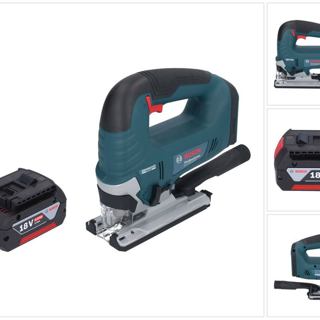 Bosch GST 18V-125 B Seghetto alternativo professionale a batteria 18 V 125 mm brushless + 1x batteria ricaricabile 4,0 Ah - senza caricabatterie