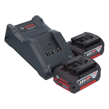 Bosch GST 18V-125 B Seghetto alternativo professionale a batteria 18 V 125 mm brushless + 2x batteria ricaricabile 4,0 Ah + caricabatterie