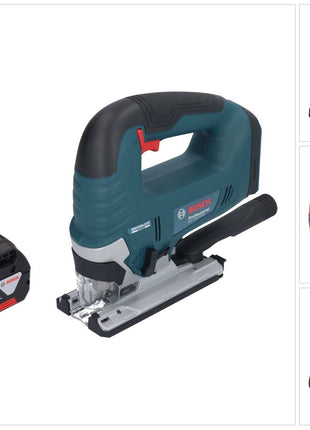 Bosch GST 18V-125 B Professional Akku Stichsäge 18 V 125 mm Brushless + 1x Akku 5,0 Ah - ohne Ladegerät