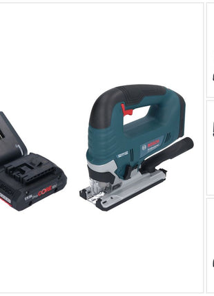 Bosch GST 18V-125 B Professional Akku Stichsäge 18 V 125 mm Brushless + 1x ProCORE Akku 4,0 Ah + Ladegerät