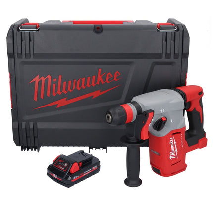 Milwaukee M18 BLHX-301X martello combinato a batteria 18 V 2,3 J brushless + 1x batteria ricaricabile 3,0 Ah + scatola HD - senza caricabatterie