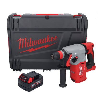 Martello combinato a batteria Milwaukee M18 BLHX-501X 18 V 2,3 J Brushless + 1x batteria ricaricabile 5,0 Ah + scatola HD - senza caricabatterie